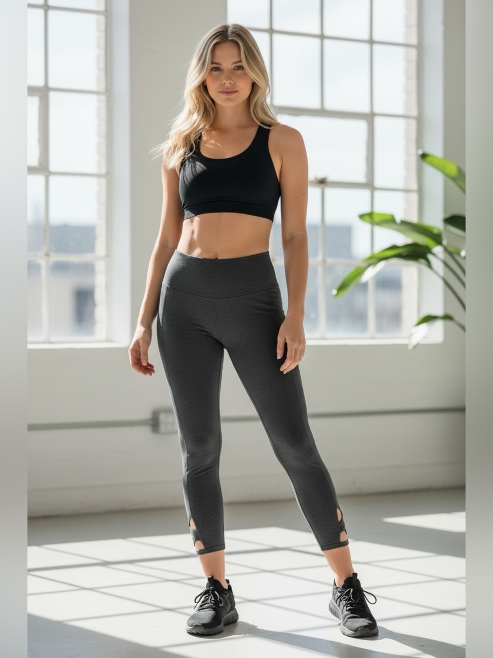 🫶🏻 RBX High-Rise Charcoal Activewear Legging